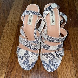 Steve Madden Vision Snake Heels